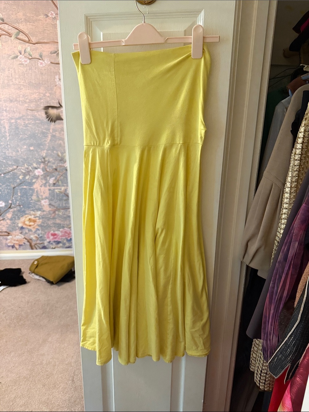J. Crew Bright Yellow Circle Dress